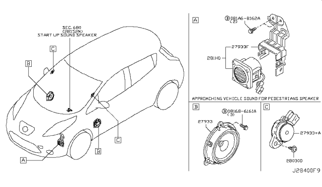 2012 Nissan Leaf Speaker Diagram