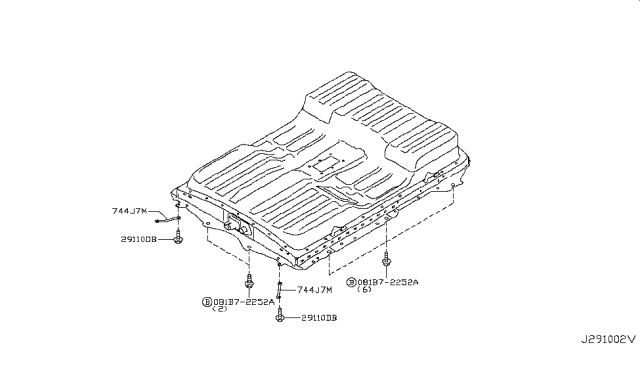 2012 Nissan Leaf Electric Vehicle Battery Diagram 14