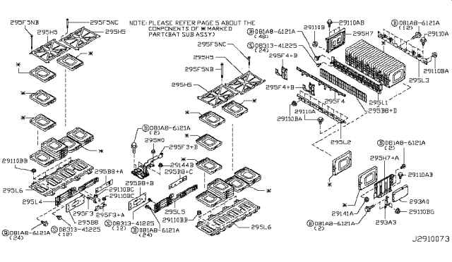 2012 Nissan Leaf Electric Vehicle Battery Diagram 11