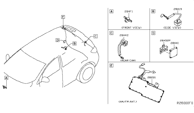 2017 Nissan Murano Audio & Visual Diagram 5