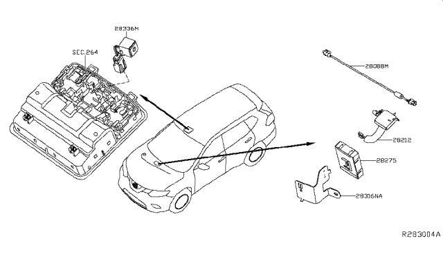 2017 Nissan Murano Telephone Diagram