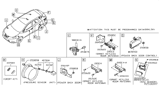 2017 Nissan Murano Electrical Unit Diagram 5