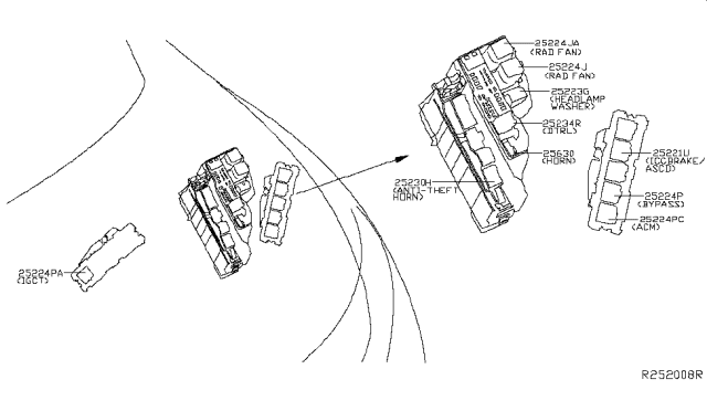 2017 Nissan Murano Relay Diagram 2