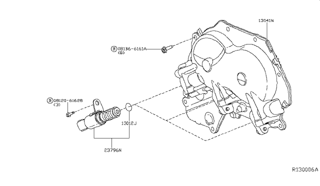 2017 Nissan Murano Camshaft & Valve Mechanism Diagram 2