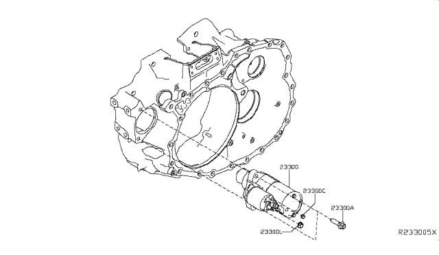 2017 Nissan Murano Starter Motor Diagram 1