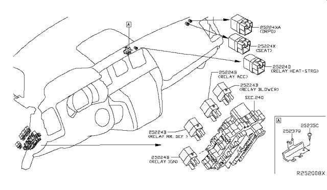 2016 Nissan Murano Relay Diagram 3