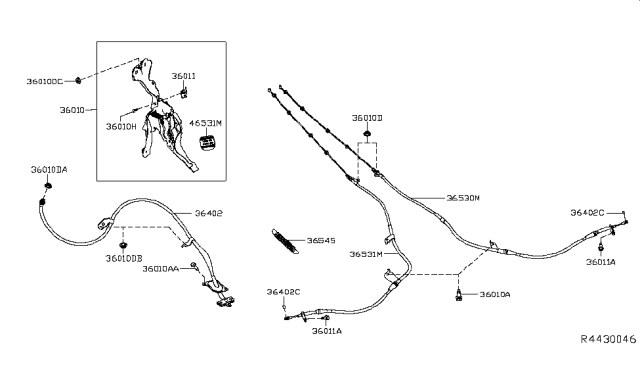 2017 Nissan Murano Parking Brake Control Diagram