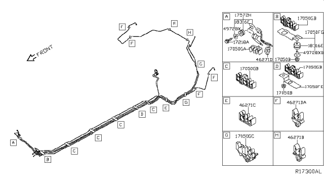 2016 Nissan Murano Fuel Piping Diagram 1