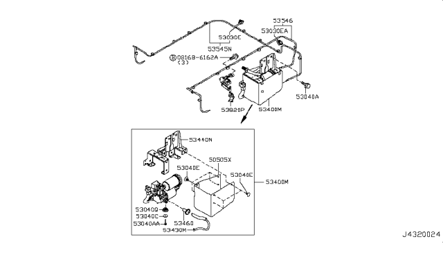 2019 Nissan Armada Suspension Control Diagram