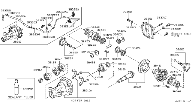 2018 Nissan Armada Rear Final Drive Diagram