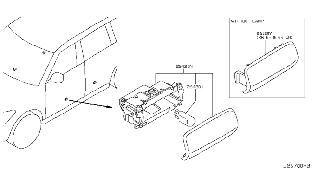 2018 Nissan Armada Cap Diagram for 80942-1LA0B