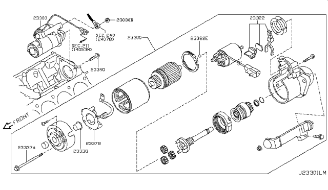 2019 Nissan Armada Holder Assy-Brush Diagram for 23378-1CA0A