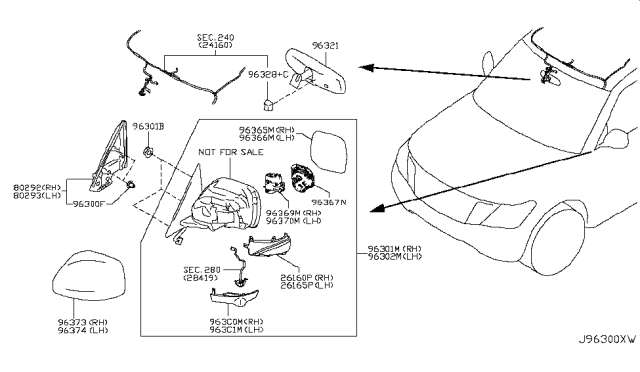 2018 Nissan Armada Rear View Mirror Diagram 2