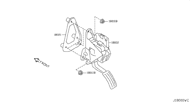 2018 Nissan Armada Accelerator Linkage Diagram 1