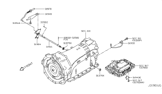 2019 Nissan Armada Control Switch & System Diagram