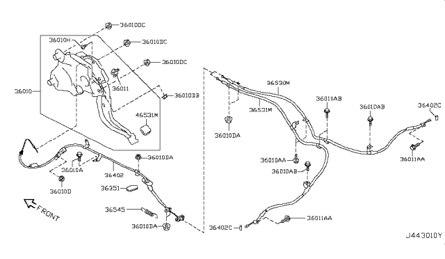 Pad-Pedal Diagram for 46531-5ZP0A