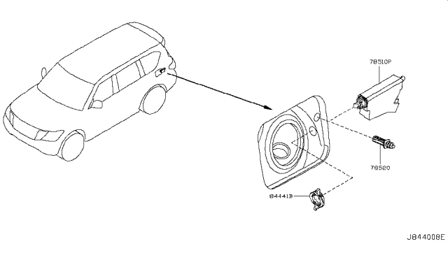 2019 Nissan Armada Trunk Opener Diagram