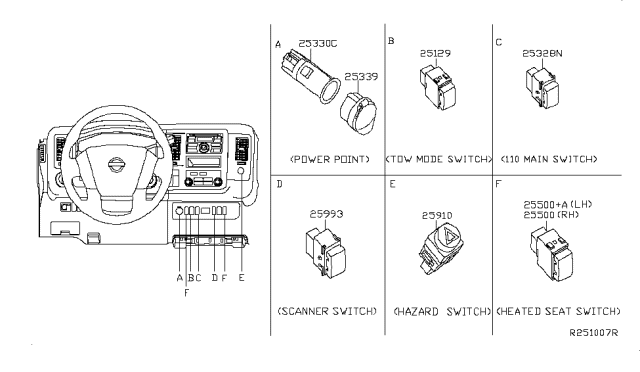 2016 Nissan NV Switch Diagram 4