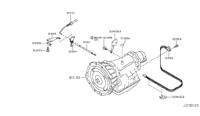 2016 Nissan NV Control Switch & System Diagram