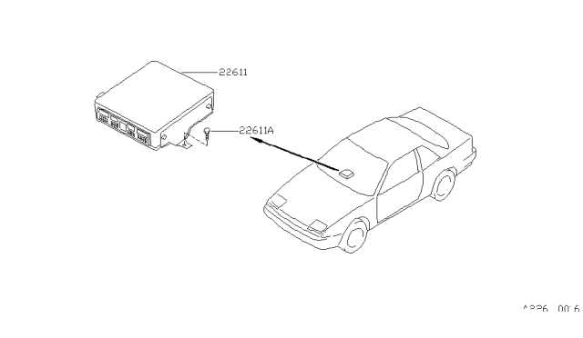 1994 Nissan 240SX Engine Control Module Diagram 1