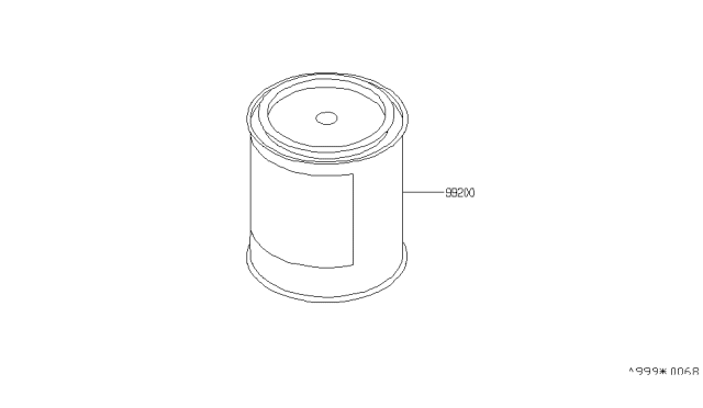 1989 Nissan 240SX Touch Up Paint Diagram