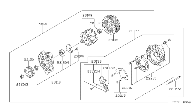 1992 Nissan 240SX Alternator Diagram 1