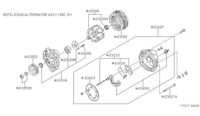 1994 Nissan 240SX Alternator Diagram 2