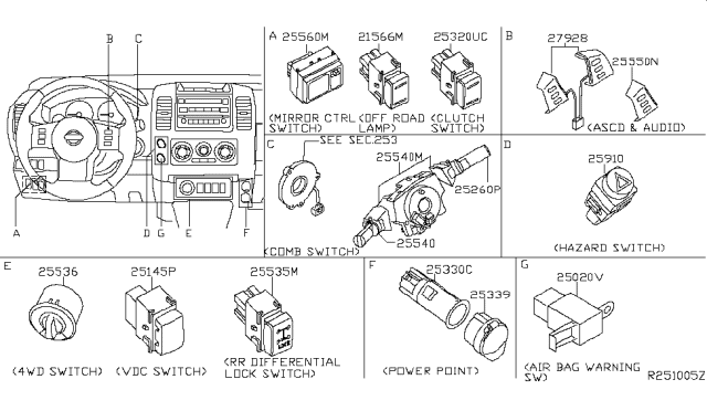 2009 Nissan Xterra Switch Diagram 2