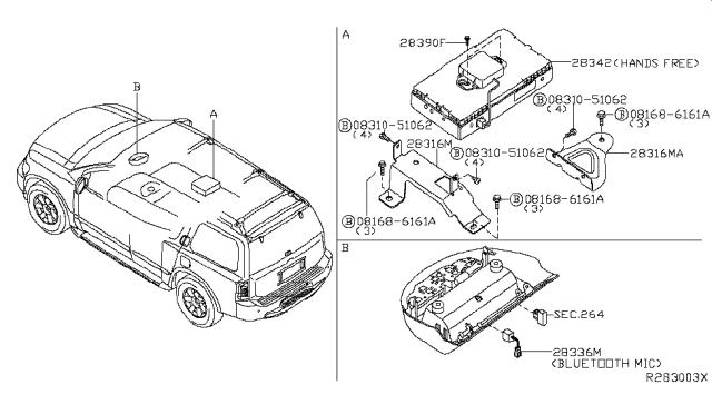 2014 Nissan Xterra Telephone Diagram 2