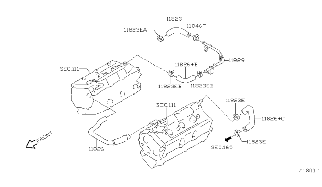 2008 Nissan Xterra Crankcase Ventilation Diagram 2