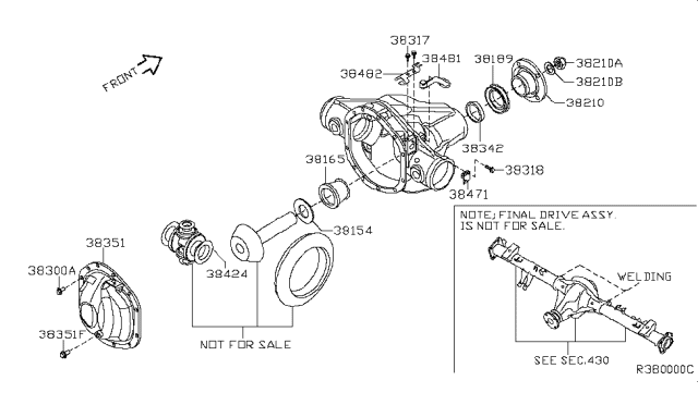 2013 Nissan Xterra Rear Final Drive Diagram 2