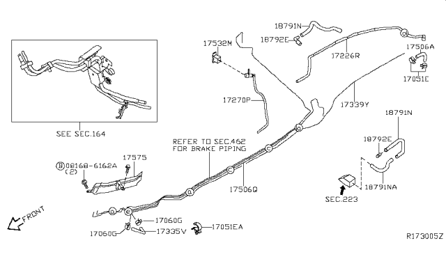 2008 Nissan Xterra Fuel Piping Diagram 2