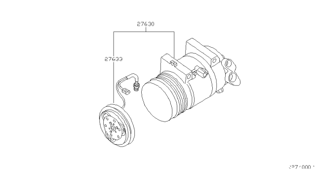 2014 Nissan Xterra Compressor Diagram