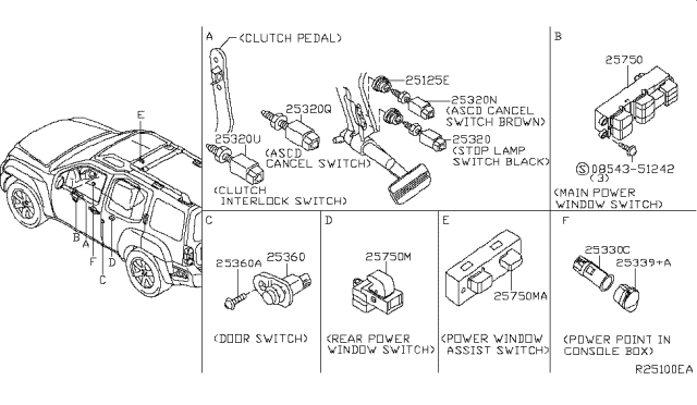 2014 Nissan Xterra Switch Diagram 2