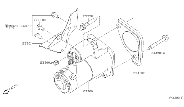 2005 Nissan Xterra Starter Motor Diagram