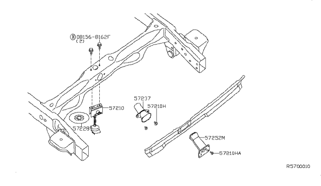 2010 Nissan Xterra Spare Tire Hanger Diagram