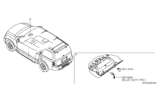 2014 Nissan Xterra Telephone Diagram 2