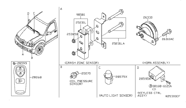 2015 Nissan Xterra Electrical Unit Diagram 3