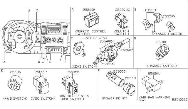 2007 Nissan Xterra Switch Diagram 3