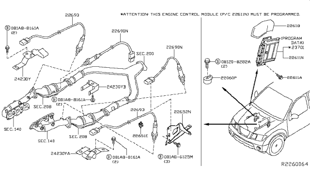 2014 Nissan Xterra Engine Control Module Diagram 3