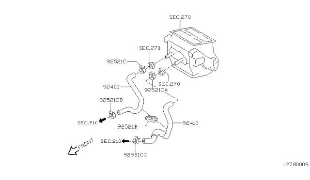 2003 Nissan Sentra Heater Piping Diagram 2