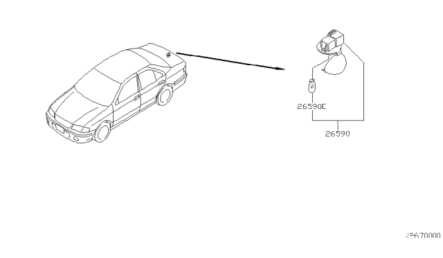 2002 Nissan Sentra Lamps (Others) Diagram