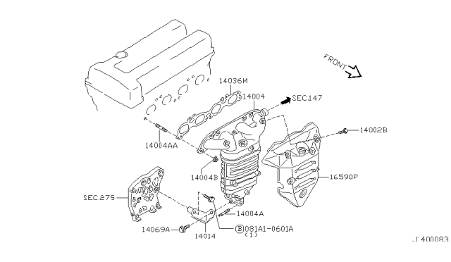 2002 Nissan Sentra Manifold Diagram 3