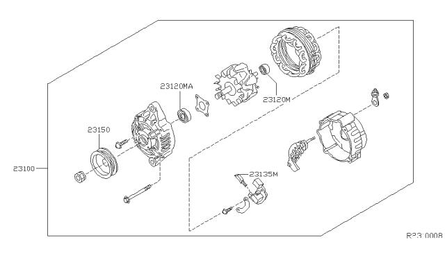 2001 Nissan Sentra Alternator Diagram 3