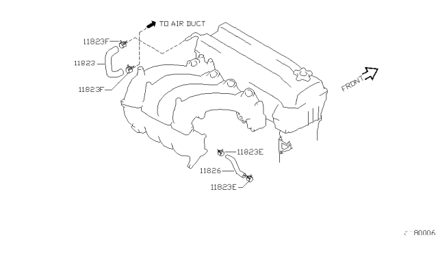 2001 Nissan Sentra Crankcase Ventilation Diagram 2