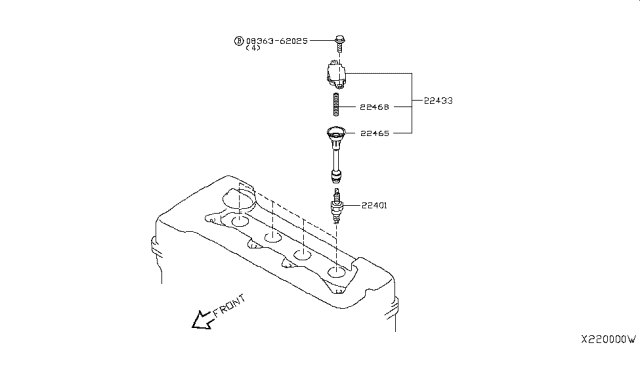 2004 Nissan Sentra Ignition System Diagram 2