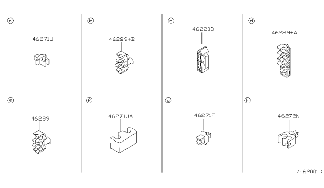 2002 Nissan Sentra Brake Piping & Control Diagram 4