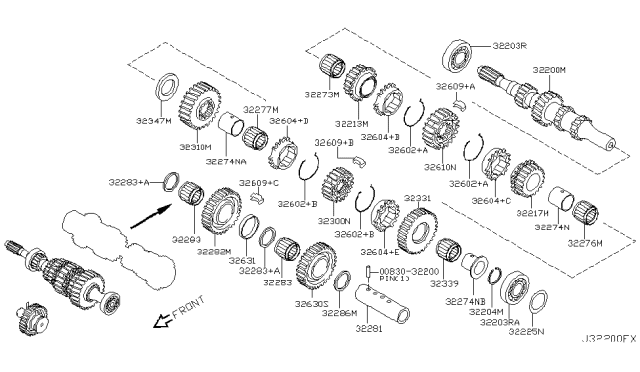 2002 Nissan Sentra Transmission Gear Diagram 2