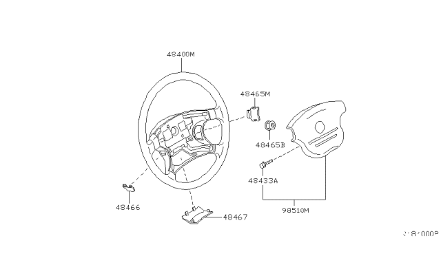 2000 Nissan Sentra Steering Wheel Diagram