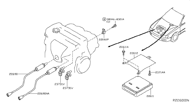 2003 Nissan Sentra Engine Control Module Diagram 5